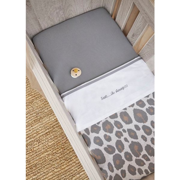 Meyco Baby Uni drap-housse berceau - paket med 2 - jersey - grå - 40x80/90cm grå