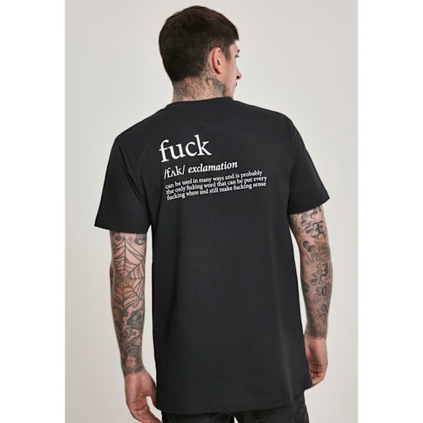 Mister Tee Fuck you basic t-shirt svart S