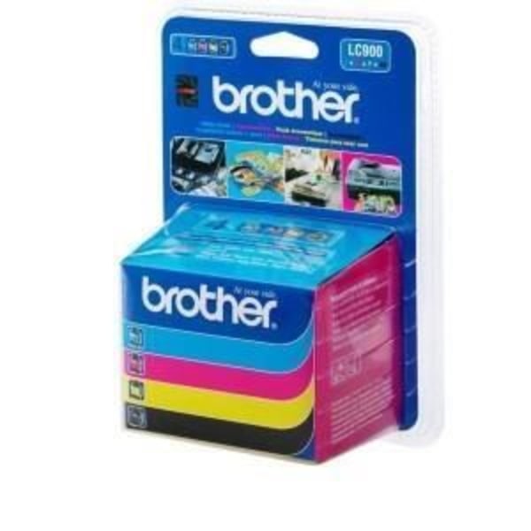 Brother Pack LC900 bläckpatroner - Cyan, Mag...