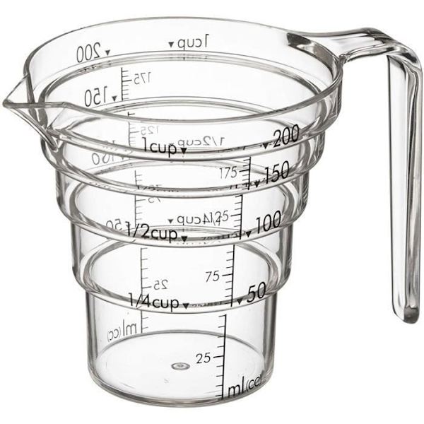 Yamazaki Yamazaki Clear Tritan Mätkopp, Tritan, Clear, S