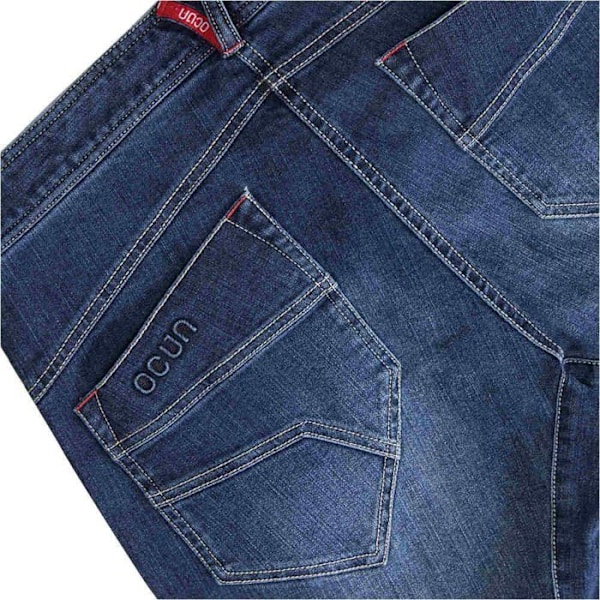 Byxor - OCUN - Ravage - Mjuk denim - Ergonomisk design - Telefonficka på sidan Blå XL