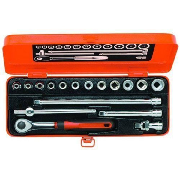Bahco ERGO-set 3/8 skruvmejselset - 17 delar