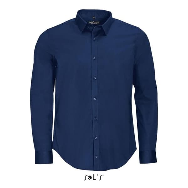 Chemise Sol's Blake mörkblå S