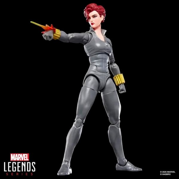 Figur Hasbro Marvel Legends Series Black Widow - Black Widow grå/gul