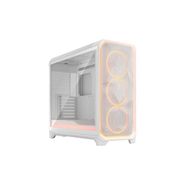 PC-chassi - FRACTAL DESIGN - Meshify 3 XL Ambience Pro RGB TG - E-ATX (330 mm) / SSI-EEB / SSI-CEB - 3 fläktar - USB Typ C