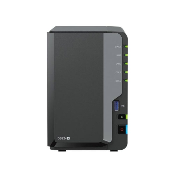 Lagringsserver - Synology nas - DS224+/2G-SY/2Y/6T-IW/ASSEMBLE
