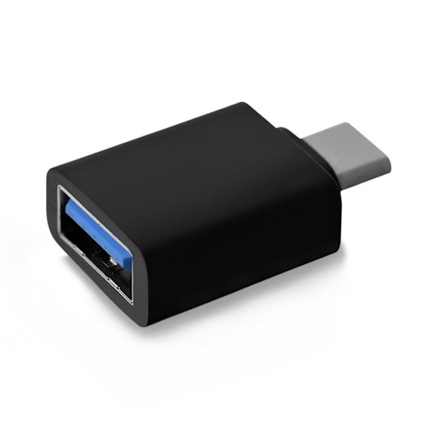 USB-adapter - V7 - Typ C Hank till Typ A Hona - USB 3.0 - Svart - Datatransfer