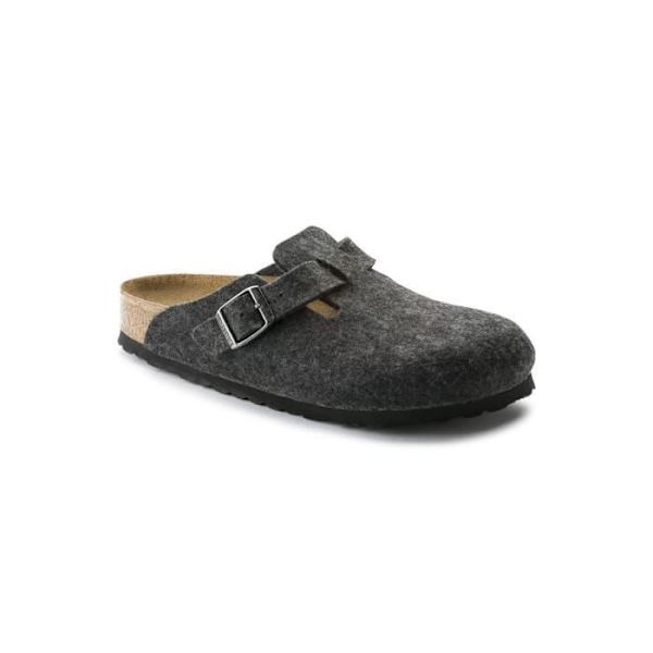 Birkenstock Boston Sandaler - Herr - Grå - Läder Grå 41