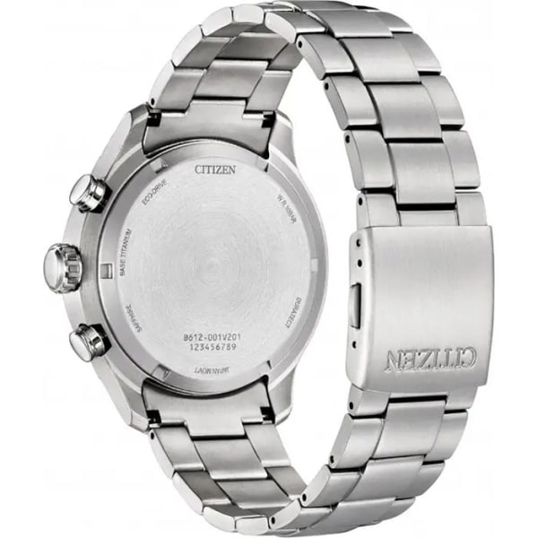 Herrklocka - CITIZEN - Eco-Drive - Kronograf - Silver Titanium Armband - CA0810-88X Pengar