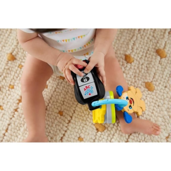 Elektronisk utvecklingsleksak - FISHER PRICE - Mina första nycklar - Gul - Blandad - Från 6 månader Gul