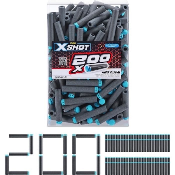 XSHOT - Excel 200 dart påfyllning