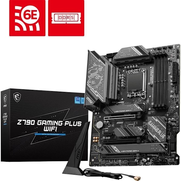 MSI - Moderkort - Z790 GAMING PLUS WIFI DDR5