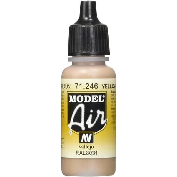 Vallejo Model Air - Vattenbaserad akrylfärg, 17 ML, brun