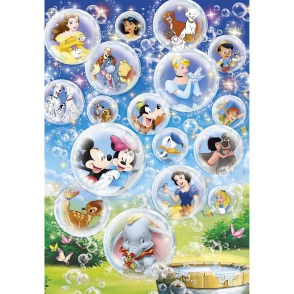 Disney Clementoni Pussel - Supercolor - 104 bitar - Tecknade serier och serier Flerfärgad
