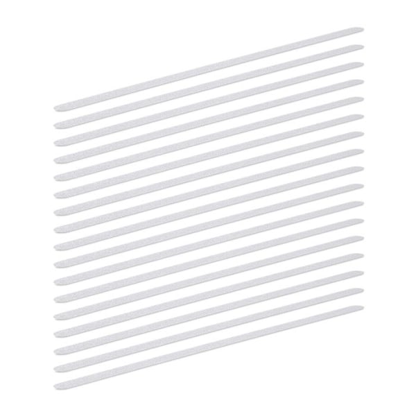Relaxdays Anti-halk remsor set med 17 längder 60 cm självhäftande duschkakeltrappa, transparent transparent