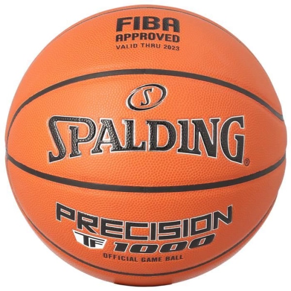Spalding TF-1000 Precison FIBA-kompositboll - Orange - Storlek 6