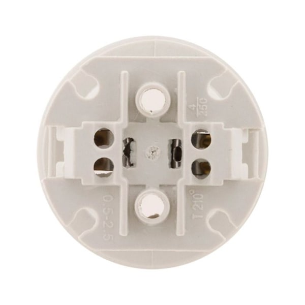 Set med 5 E27 bygglampor - Vit - Zenitech