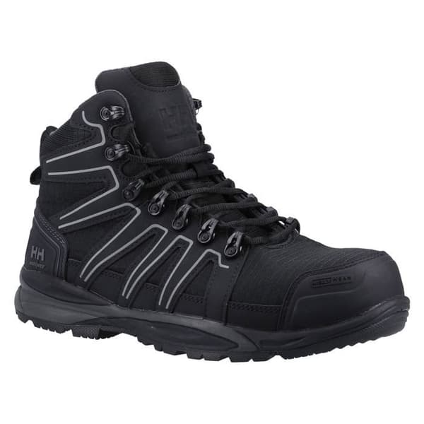 Helly Hansen Arbetskläder Manchester Mid S3 Polyester Svart/Grå Svart 45