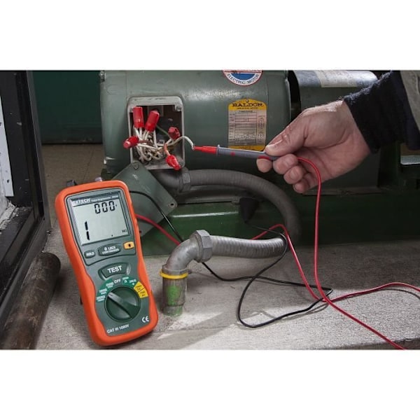 Mégohmmeter Extech 380260 Digital isoleringstestare med automatisk områdesval - Orange