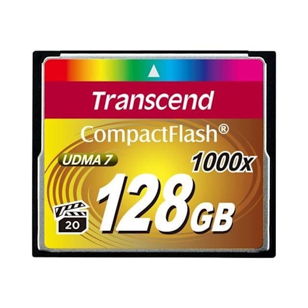 Transcend Information 128GB Compact Flash-kort - T