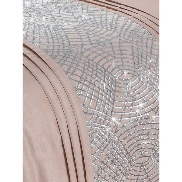 Charleston Påslakan och örngott Sängkläder Set - Super King, Blush