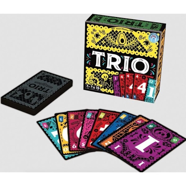 Trio - Asmodee - Från 7 år Röd