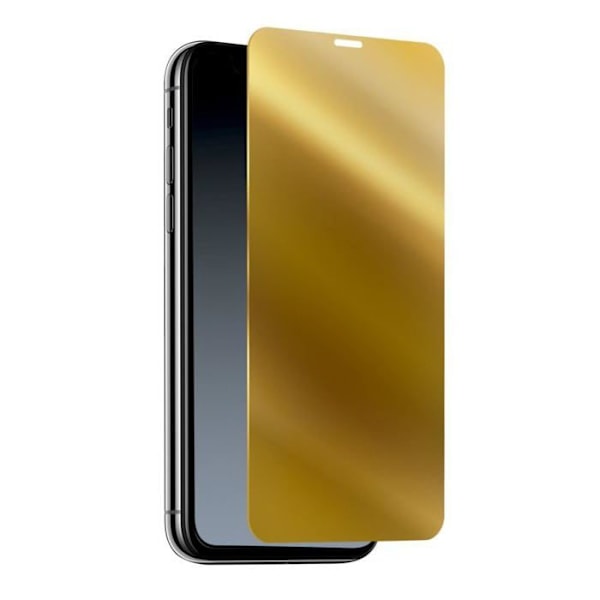 Skärmskydd - skyddsfilm Steg för steg SBS spegelglas, färgat skyddsglas Apple iPhone 11 Pro Max / XS Max, guld