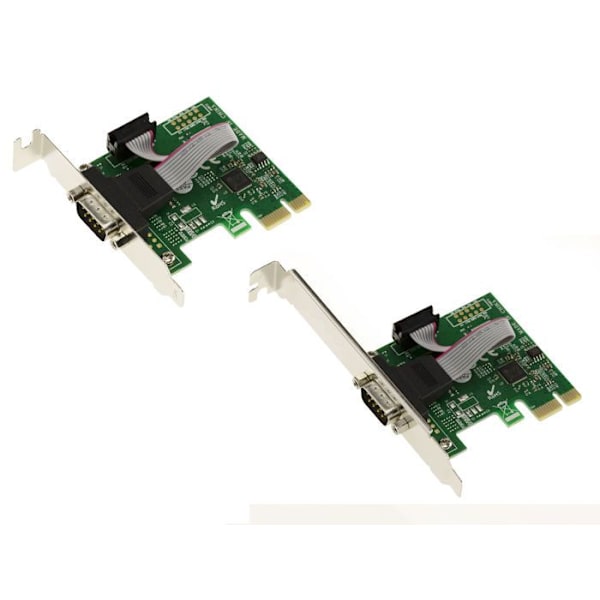 PCI Express-kort - ASIX - AX99100 - 1 Port RS232 - Low och High Profile - Kompatibel med Windows och Linux