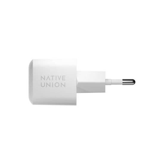 Laddare - Native Union - Snabb GaN PD 30W V2 - Vit - Kompakt - USB-C Vit