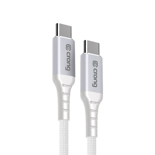 USB-C-kabel - CRONG - Armor Link - 60W PD - 1,5m - Vit Vit