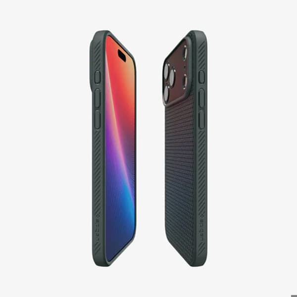Spigen Coque Liquid Air™ Apple iPhone 17 Pro Max - Abyssgrön Mörkgrön