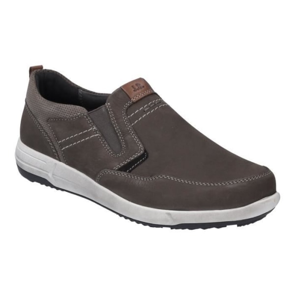 Loafers för män - JOSEF SEIBEL - Enrico 04 - Läder - Grå Grå 45