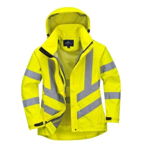 Portwest 300D andas hög synlighet damparkas - Orange Orange XS