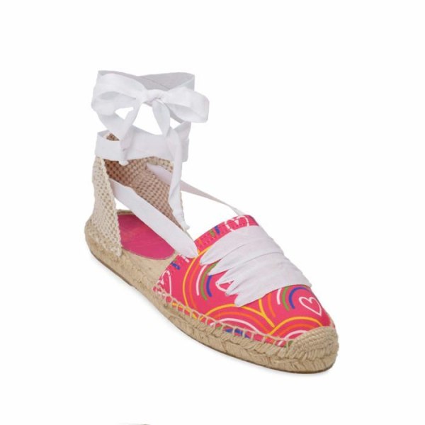 Sandal - Agatha ruiz de la prada barfota - A86-FUCSIA CINTA BLANCA - A86, sandal för kvinnor Fucsia Cinta Blanca 37