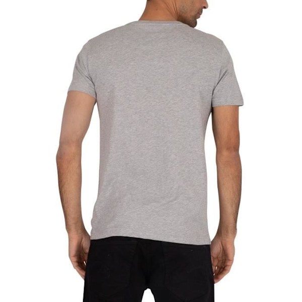 Tommy Hilfiger Herr Core Logo T-shirt, grå Grå jag