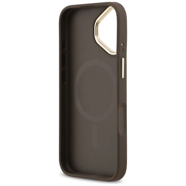 Guess Hardcase 4G Stripe MagSafe för iPhone 17 - Brun Brun