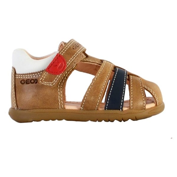 Sandaler första steg - Geox - Macchia B254VA - Karamellskinn - Kardborreband - Bekväm Kola 24