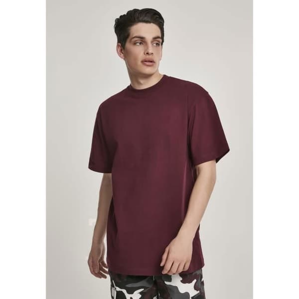 T-shirt Urban Classic basic lång Mörkröd S