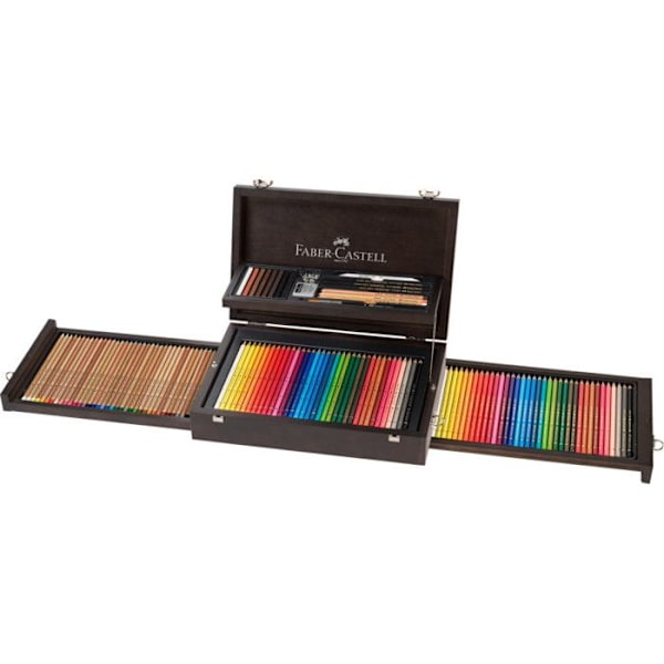 Matite Colorate - FABER CASTELL - A&G COLLECTION - 36 färger - Wengè - Professionell 36 färger