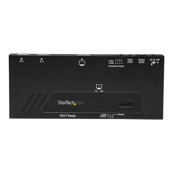 STARTECH HDMI-switch med snabb växling och autodetektering - 4K - 2 portar
