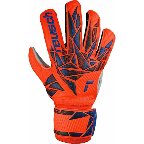 Målvaktshandskar - Reusch - Attrakt Solid - Orange - Maximalt grepp - Hållbar hyper orng/elec blå jag
