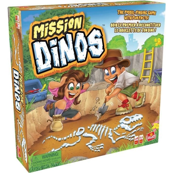 Mission Dinos - Brädspel - GOLIATH Flerfärgad