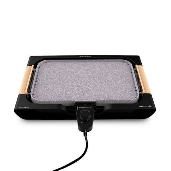 Cecotec Rock and Water 3000 Twin Reversible Electric Plancha. Vändbara två ytor (grill/plancha), non-stick beläggning, Co