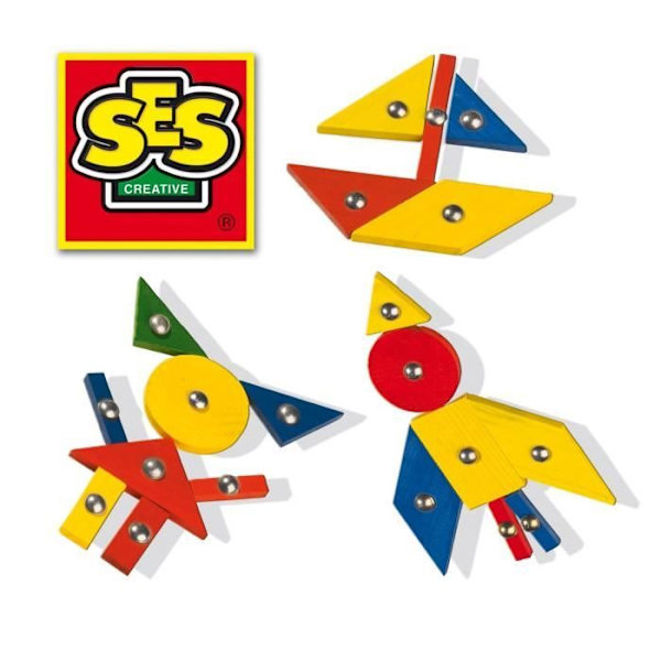 Original Tap Tap Game - SES CREATIVE - 32 träbitar - Blandat - Från 3 år Flerfärgad