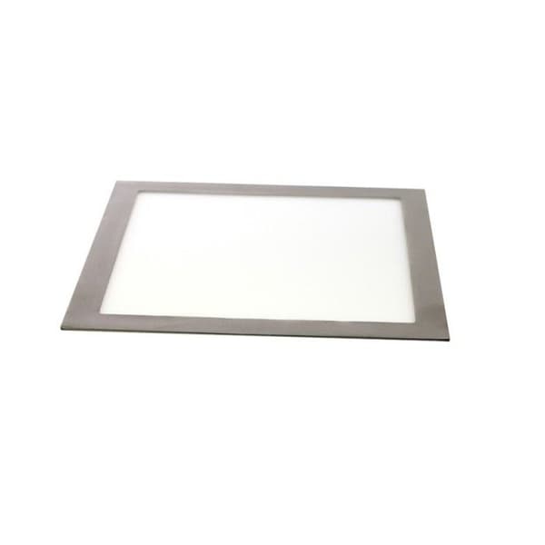Downlight LED - JANDEI - 18W - 6000K - Fyrkantig - Stålfinish