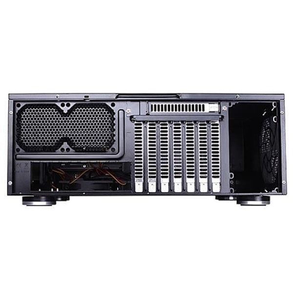 SilverStone SST-GD07B - Grandia HTPC ATX datorfodral, Silent Airflow High Performance, svart
