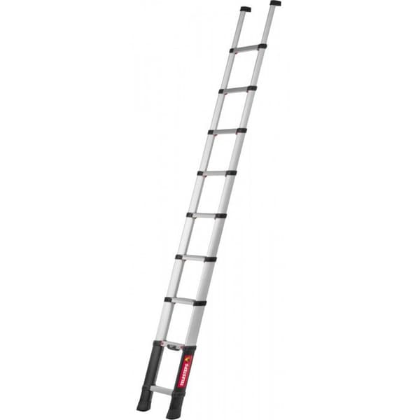 Teleskopstege - Telesteps - 3m - Triangulär design - 9 steg - Aluminium