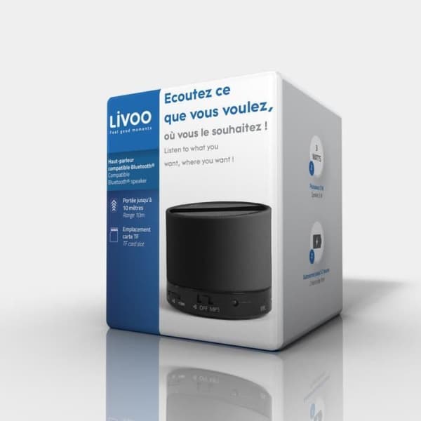 Svart bluetooth högtalare