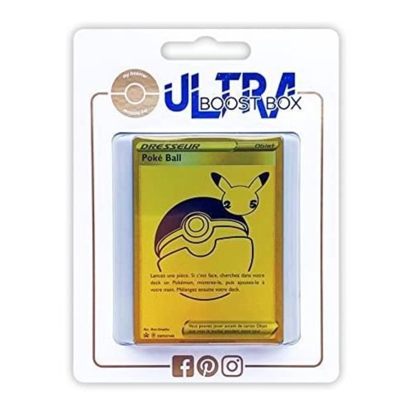Kortspel - MY-BOOSTER - POKE BALL SWSH146 TRAINER SECRET GOLD - Pokemon XY - Inomhus - Barn