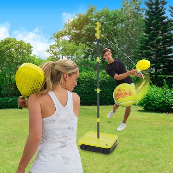 Pro All Surface Swingball svart gul